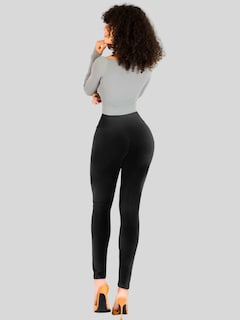 Foto 3 | Foto 3 | Legging Mujer Mallones Leggins Mayon Lic-0201 Negro Mallas Térmico