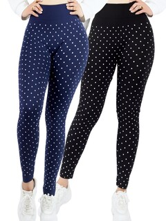 Foto 1 | Foto 1 | Set De 2 Mallones Deportivos De Mujer Lic-057-px2 Dos Colores Leggings Termicos