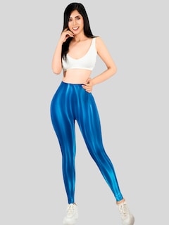Foto 2 | Foto 2 | Leggings Deportivos Tie-dye Mujer Para Yoga Y Gym Lic-0197 Azul Claro Comodidad Y Estilo