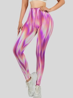 Foto 6 | Foto 6 | Leggings Deportivos Tie-dye Mujer Para Yoga Y Gym Lic-0197 Rosa Comodidad Y Estilo