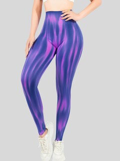 Foto 6 | Foto 6 | Leggings Deportivos Tie-dye Mujer Para Yoga Y Gym Lic-0197 Lila Comodidad Y Estilo