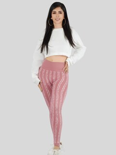 Foto 2 | Foto 2 | Leggins De Mujer Mallones Dama Lic-0186 Rosa Mallas Deportivas O Casuales