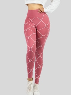 Foto 6 | Foto 6 | Leggins Mujer Legging Mallones Lic-010 Rosa Mallas Térmicas Mayon