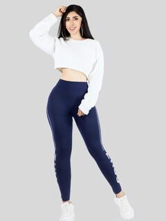 Foto 2 | Foto 2 | Legging De Dama Stretch Mallas Deportivas Lic-0192 Marino Mallones De Mujer