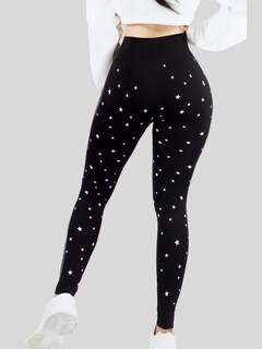 Foto 5 | Foto 5 | Leggins Mujer Legging Mallones Lic-0187 Negro Mallas Térmicas Mayon