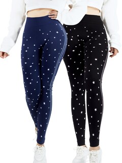 Foto 1 | Foto 1 | Set De 2 Mallones Deportivos De Mujer Lic-0187-px2 Dos Colores Leggings Termicos