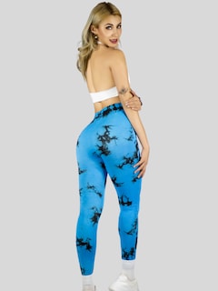 Foto 5 | Foto 5 | Mallas Deportivas Mujer Legin Gym Lic-0194 Azul Rey Legging Deportivo Mallones