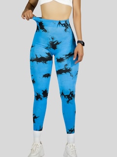 Foto 7 | Foto 7 | Mallas Deportivas Mujer Legin Gym Lic-0194 Azul Rey Legging Deportivo Mallones