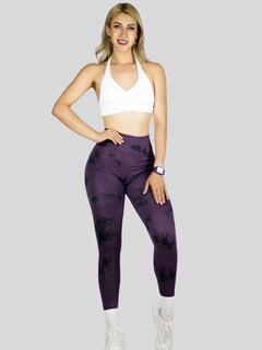 Foto 2 | Foto 2 | Mallas Deportivas Mujer Legin Gym Lic-0194 Morado Legging Deportivo Mallones