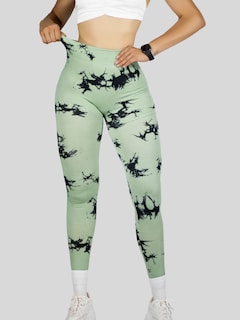 Foto 7 | Foto 7 | Mallas Deportivas Mujer Legin Gym Lic-0194 Verde Legging Deportivo Mallones