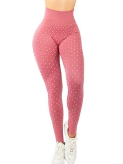 Foto 1 | Foto 1 | Mallas Deportivas Leggins Gym Interior Térmico Lic-0199 Rosa Mujer Mallone