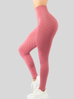 Foto 4 | Foto 4 | Mallas Deportivas Leggins Gym Interior Térmico Lic-0199 Rosa Mujer Mallone