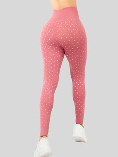 Foto 5 | Foto 5 | Mallas Deportivas Leggins Gym Interior Térmico Lic-0199 Rosa Mujer Mallone