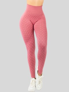 Foto 6 | Foto 6 | Mallas Deportivas Leggins Gym Interior Térmico Lic-0199 Rosa Mujer Mallone