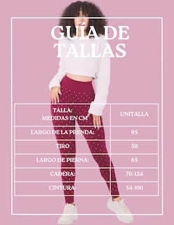 Foto 7 | Foto 7 | Mallas Deportivas Leggins Gym Interior Térmico Lic-0199 Rosa Mujer Mallone