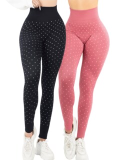 Foto 1 | Foto 1 | Set De 2 Mallones Deportivos De Mujer Lic-0199-px2 Dos Colores Leggings Termicos