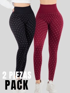 Foto 5 | Foto 5 | Set 2 Leggings Mujer Mayones Lic-0198-px2 Variedad De Colores Mallones Stretch Cómodos