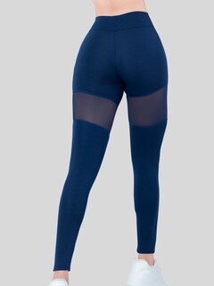 Foto 5 | Foto 5 | Leggings Mujer Push Up Lic-0195 Marino Mallas Deportivas Texturizada Stretch