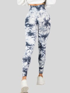 Foto 5 | Foto 5 | Leggings Deportivos Tie-dye Mujer Para Yoga Y Gym Lic-0168 Gris Oscuro Comodidad Y Estilo