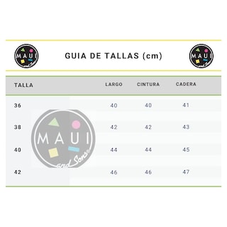 Foto 7 | Foto 7 | Short Maui and Sons 322555 Multicolor para Dama Tallas Extra
