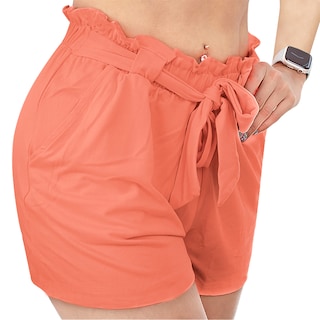 Foto 5 | Foto 5 | Short Casual JOLIE & JOY 223111 color Naranja para Mujer