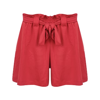 Foto 1 | Foto 1 | Short Casual JOLIE & JOY 223117 color Rojo Tallas Extra para Mujer