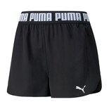 Short Puma Train Strong para Mujer 521806-01 Negro