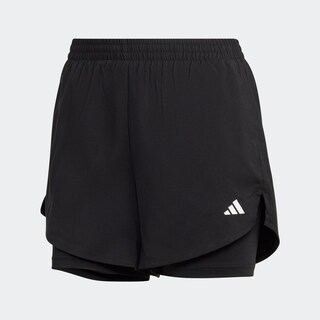 Foto 2 | Foto 2 | Shorts Adidas Aeroready 2 en 1 Negro para Mujer