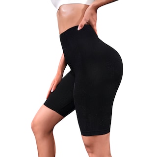 Foto 4 | Foto 4 | Set de Dos Short Biker Sh-041 Negro y Morado Deportivos para Mujer