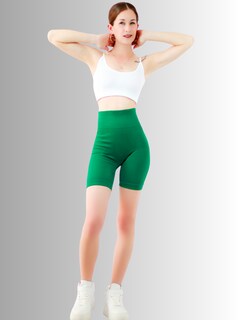 Foto 2 | Foto 2 | Short Sh-046 Verde Stretch para Mujer