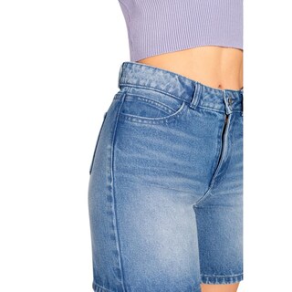 Foto 2 | Foto 2 | Short de Mezclilla Jeanswest 5296a Azul para Mujer