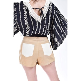 Foto 5 | Foto 5 | Short Bicolor Roman Fashion /juvenil, 5430 (cafe - Arena) Cafe