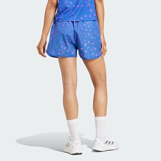 Foto 5 | Foto 5 | Shorts Run It Aeroready Adidas Azul Mujer