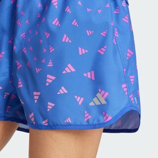 Foto 7 | Foto 7 | Shorts Run It Aeroready Adidas Azul Mujer
