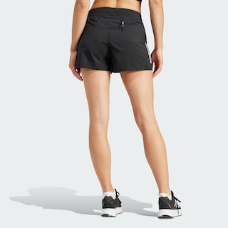 Foto 5 | Foto 5 | Shorts Own The Run Adidas Negro Mujer