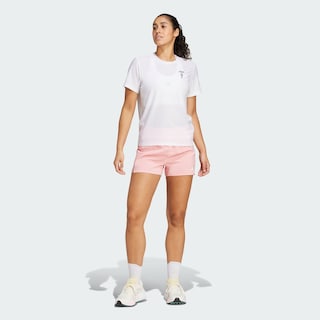 Foto 7 | Foto 7 | Shorts Own The Run Adidas Rosa Mujer