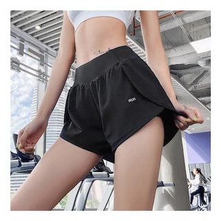 Foto 3 | Foto 3 | 2 En 1 Gym Short Licra Deportiva De Doble Capa Con Bolsillo Talla M Eo Safe Imports Esi-14929  Negro