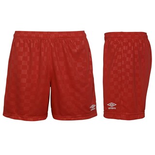 Foto 2 | Foto 2 | Short Umbro a Cuadros Rojos para Mujer - Venta Internacional