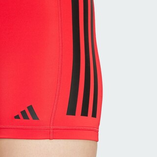 Foto 7 | Foto 7 | Short 1/4 Optime 3 Franjas Adidas Rojo para Mujer