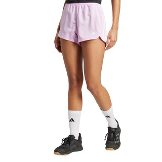 Foto 2 | Foto 2 | Shorts Pacer Training 3 Franjas Tejidos Corte Alto Adidas Violeta Mujer