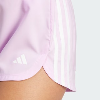 Foto 6 | Foto 6 | Shorts Pacer Training 3 Franjas Tejidos Corte Alto Adidas Violeta Mujer