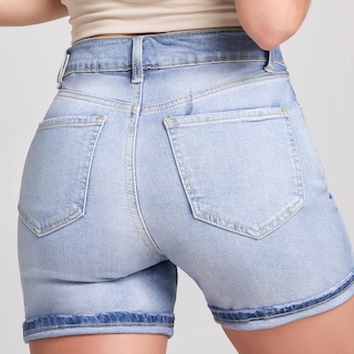 Foto 4 | Foto 4 | Short Mujer Stretch Cintura Alta Seven Jeans