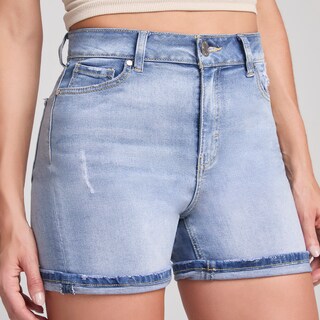 Foto 3 | Foto 3 | Short Mujer Stretch Cintura Alta Seven Jeans