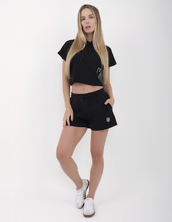 Foto 1 | Foto 1 | Short Y Chaleco Deportivo K-swiss Yogi Negro para Mujer