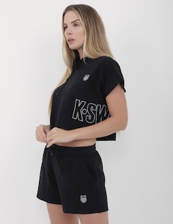 Foto 3 | Foto 3 | Short Y Chaleco Deportivo K-swiss Yogi Negro para Mujer
