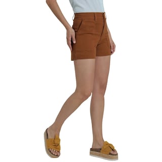 Foto 2 | Foto 2 | Short Lee Mujer Quality Genuine Slim Fit 354 Cafe