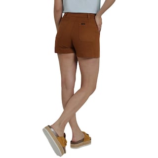 Foto 3 | Foto 3 | Short Lee Mujer Quality Genuine Slim Fit 354 Cafe