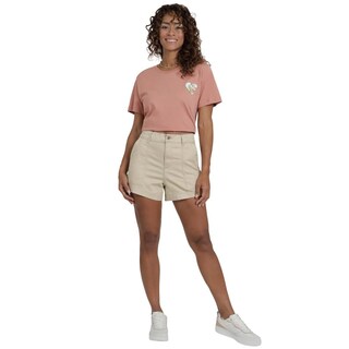 Foto 4 | Foto 4 | Short Lee Mujer Quality Genuine Slim Fit 266 Amarillo