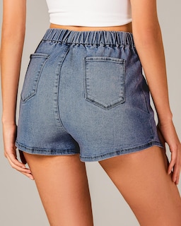 Foto 2 | Foto 2 | Falda Vaquera Skort Luvamia Con Pantalones Cortos Por Debajo De Azul, Talla L - Venta Internacional.