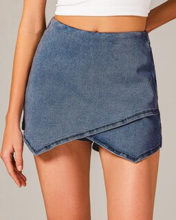 Foto 4 | Foto 4 | Pantalones Vaqueros De Verano Luvamia Mini Wategos Blue Xxl Para Mujer - Venta Internacional.